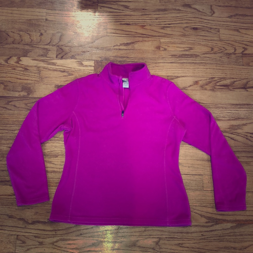 Fleece quarter zip up